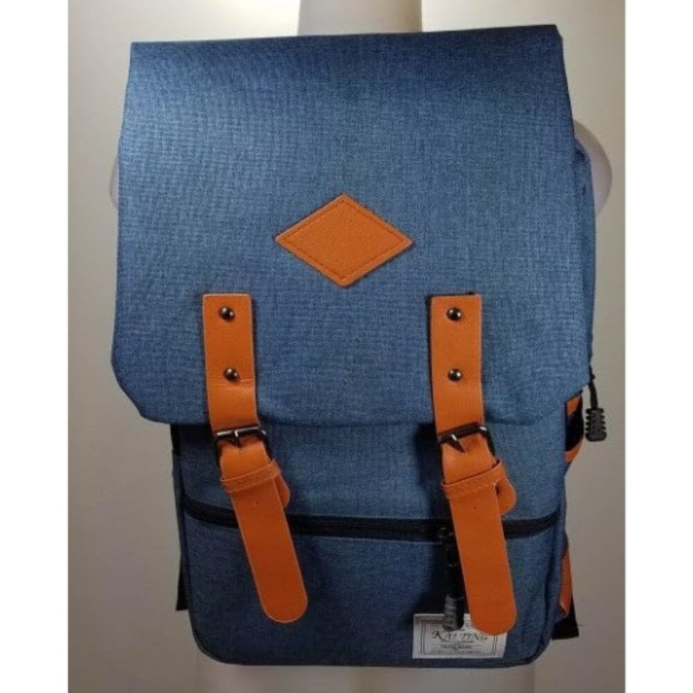 Campussophisticate Vintage Laptop Backpack For College View 2